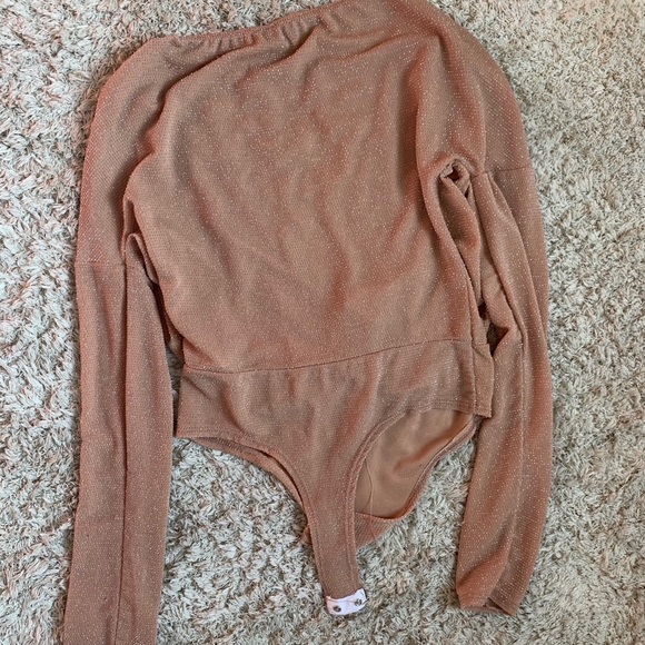 Nude Sparkle Bodysuit - Picture 4 of 4